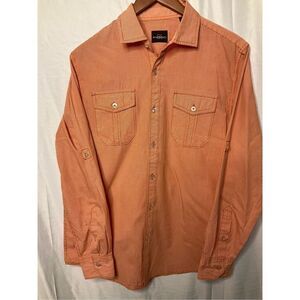 Parc 81 men's long sleeve button up western  dress shirt size Small nwot